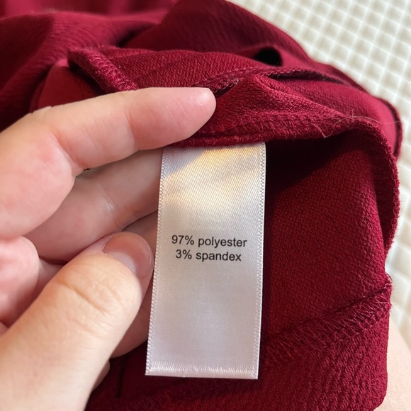 NWT Burgundy blazer - Picture 4 of 5